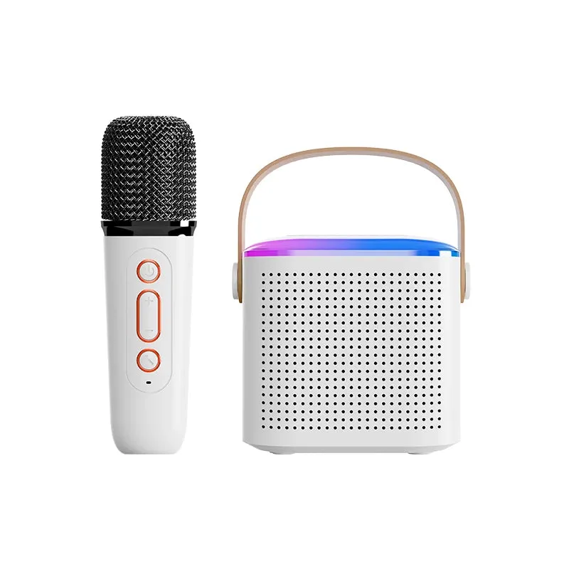 1-2 Wireless Microphone Karaoke Machine Portable Bluetooth 5.3 PA Speaker System MP3 Player Karaoke Machine For Kids Adults Home