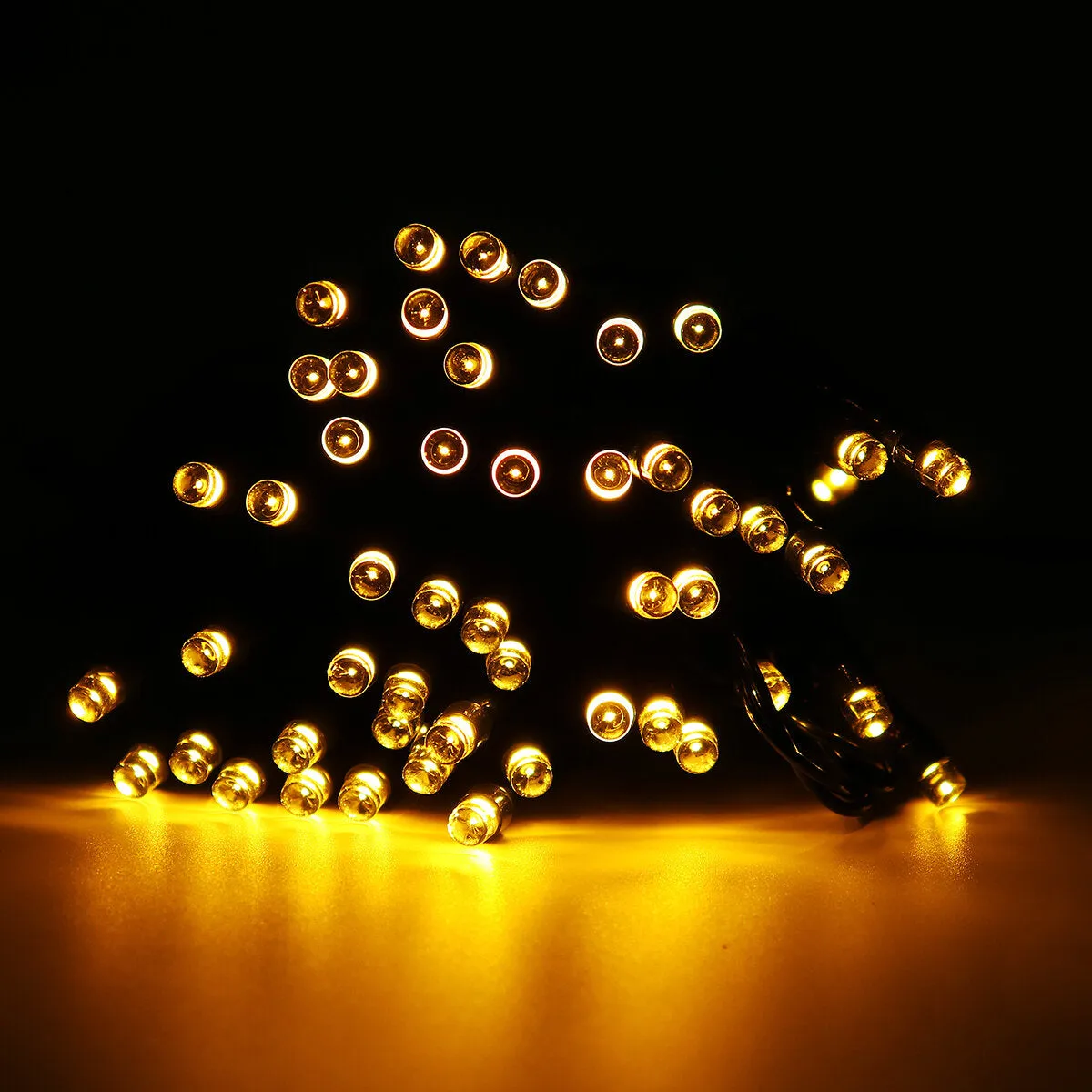 12M 8 Modes Outdoor 100LED Solar Fairy String Light Waterproof Garden Yard Holiday Christmas Decor