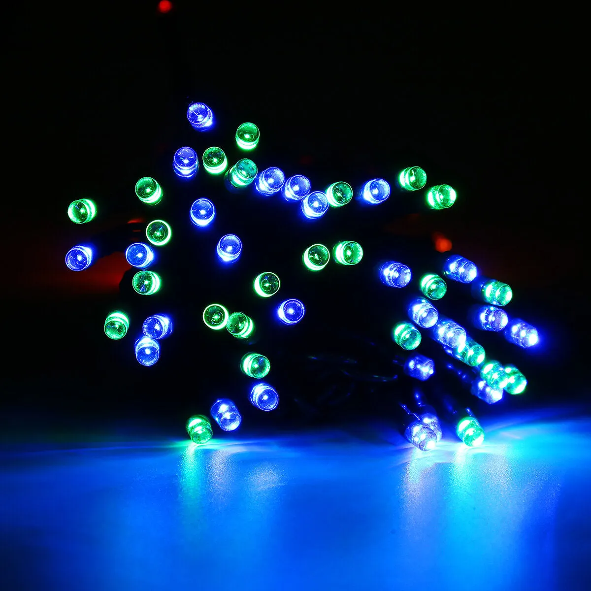 12M 8 Modes Outdoor 100LED Solar Fairy String Light Waterproof Garden Yard Holiday Christmas Decor