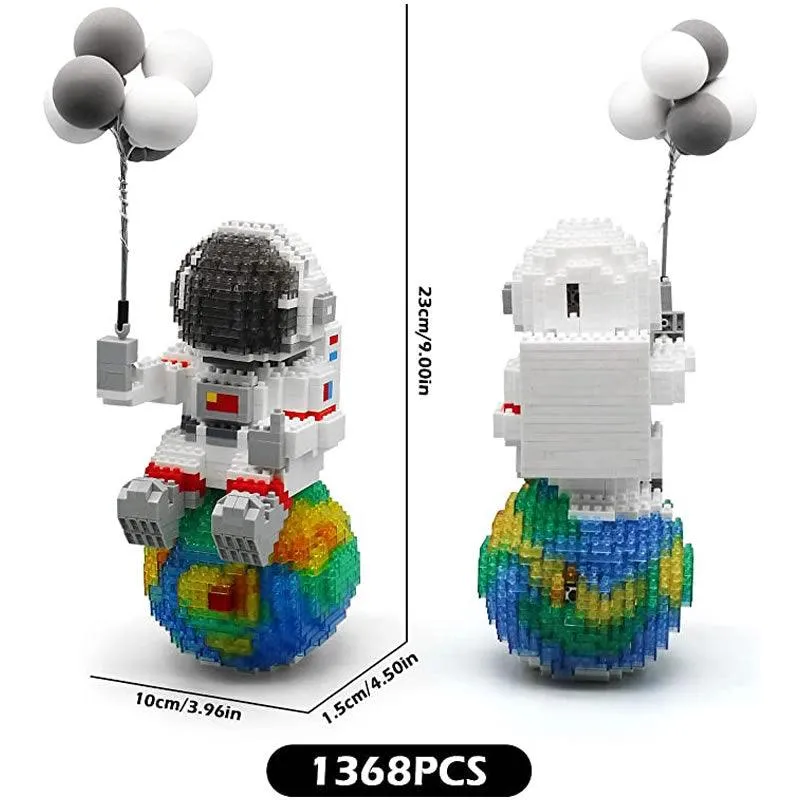 1368 Pcs Astronaut Mini Building Blocks N06906