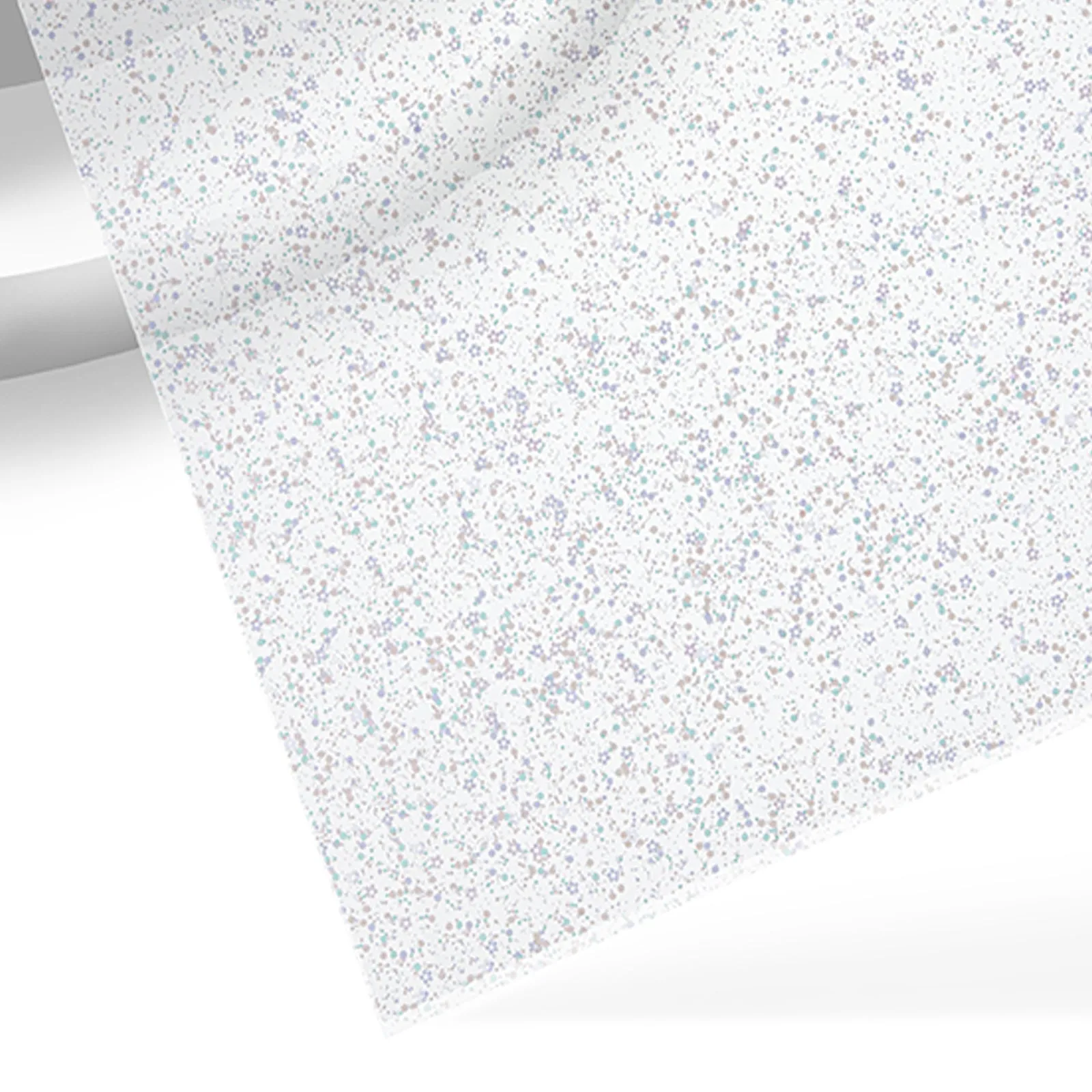 1/8" Flowers Purple Green Glitter Dots Acrylic Sheet Plexiglass (3pcs)