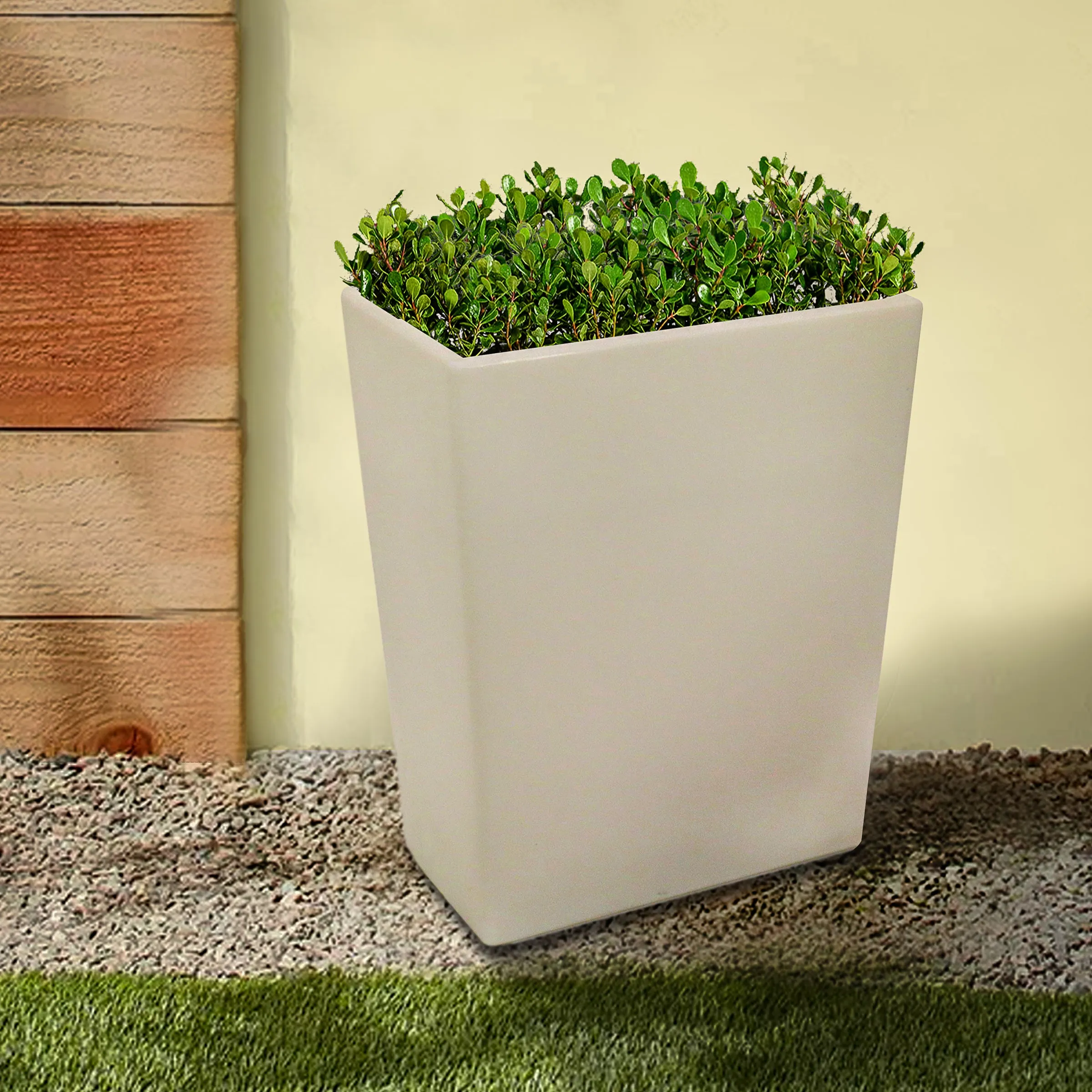 27" Flower Planter with Color Changing LED Lights, Remote Control