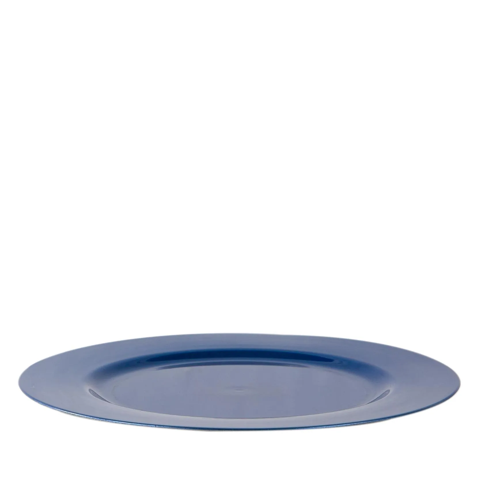 33cm Metallic Melamine Charger Plates - Pack of Six - By Argon Tableware