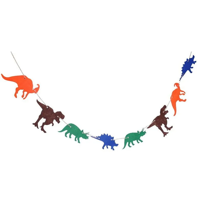 (43-piece set) Happy Birthday garland children's birthday party decoration dinosaur   latex and foil balloons - green