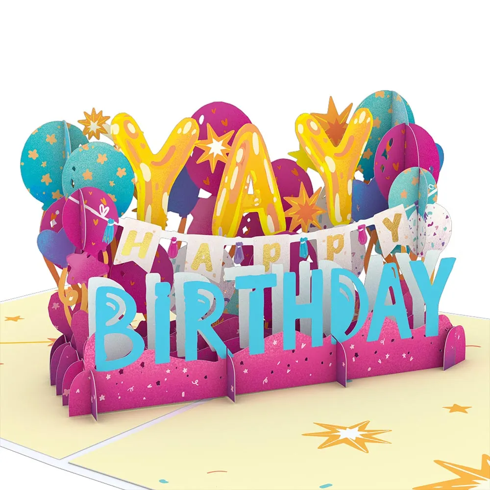 50th Birthday Celebration Pop-Up Card and Sentiment Set