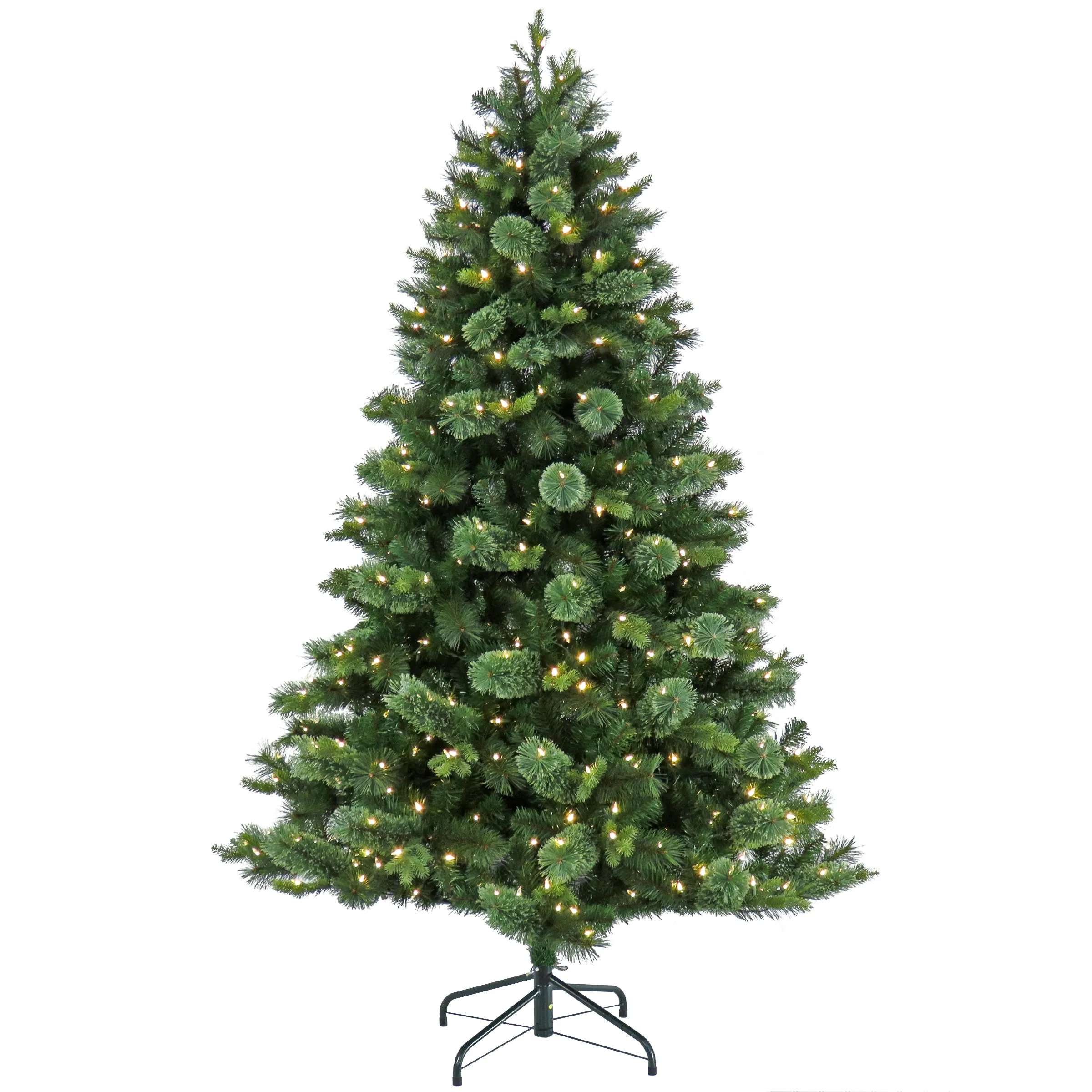 7 ft. Pre-Lit Montreal Pine Tree with LED Lights