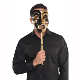 Adult Jester Stick Mask
