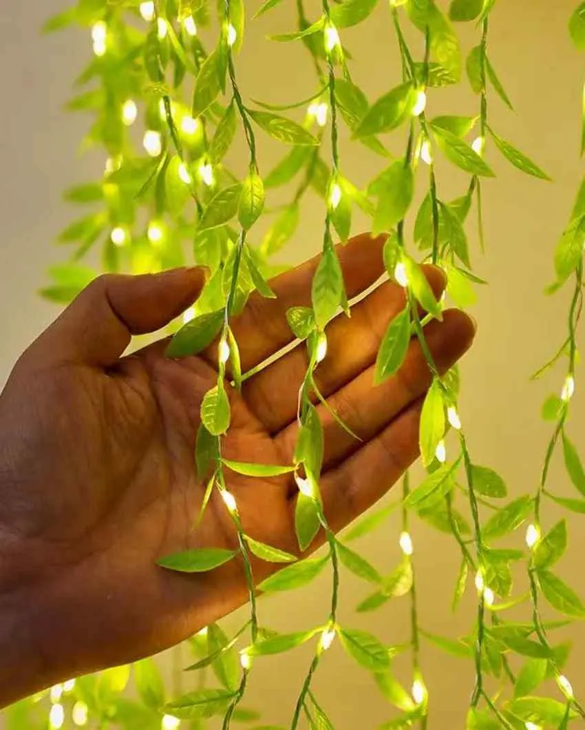 Artificial Vine Leaf Curtain Led String Light | 118 x 39 inches