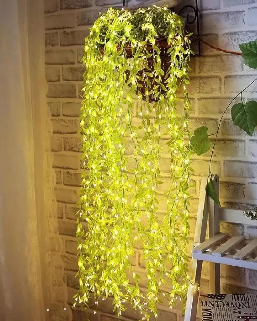 Artificial Vine Leaf Curtain Led String Light | 118 x 39 inches