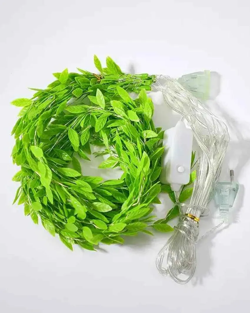 Artificial Vine Leaf Curtain Led String Light | 118 x 39 inches