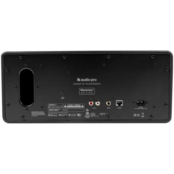 Audio Pro Drumfire Blackstar Edition Wireless Multi-Room Speaker in Black
