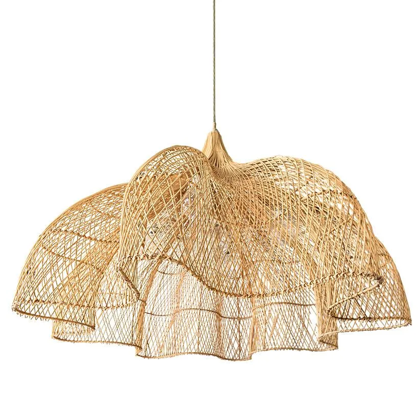 Bamboo Blossom Pendant Light – Eco-Friendly Elegance ✨