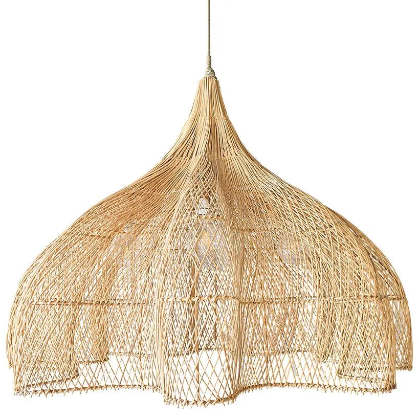 Bamboo Blossom Pendant Light – Eco-Friendly Elegance ✨