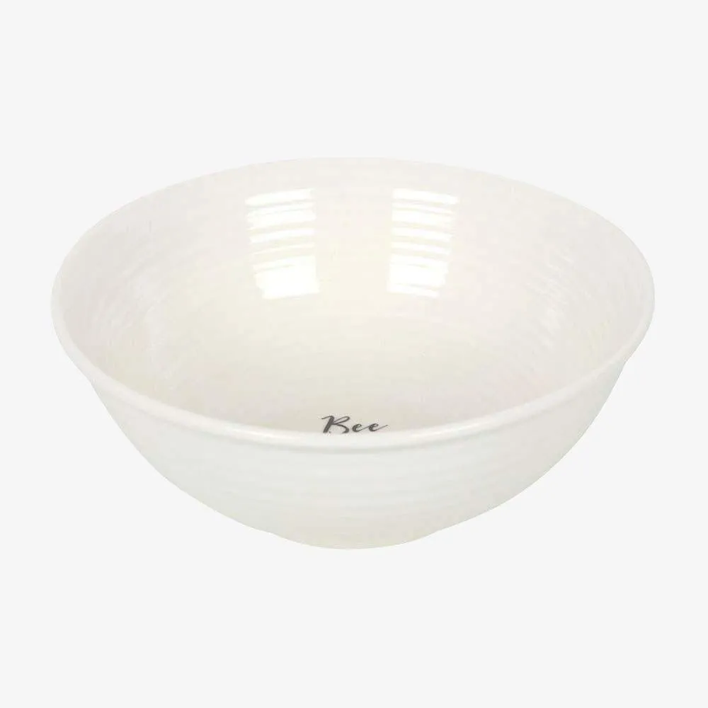 Bee Happy Ceramic Tableware, Breakfast Bowl