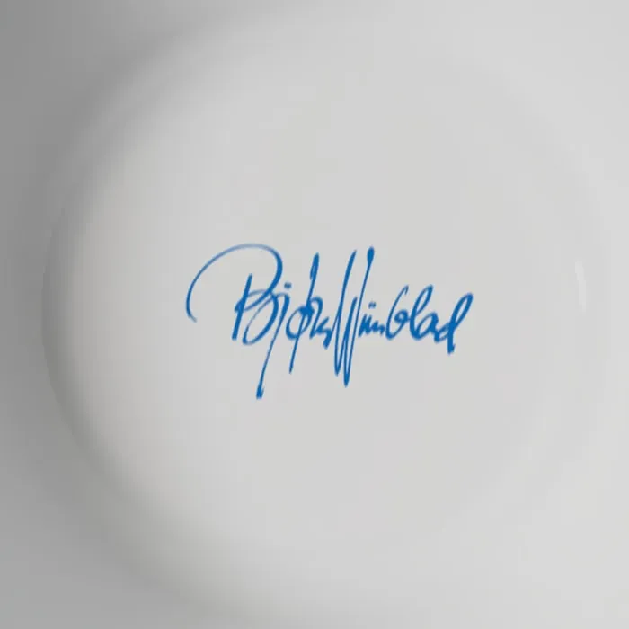 Bjørn Wiinblad Dora Bowl, Blue, Ø: 3.7"