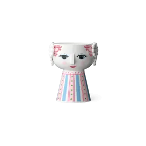 Bjørn Wiinblad Eva Candle Holder, Pink, H: 3.7"