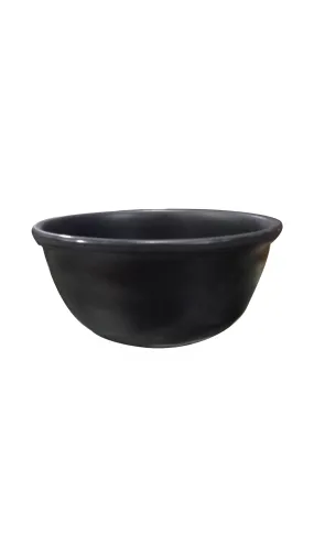 Black Melamine Prime Soup Bowl. Round Shape, 280ml Capacity.