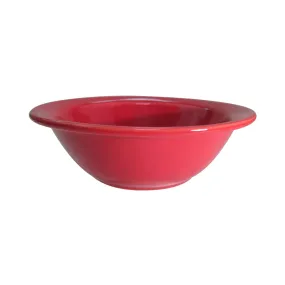 CAC China LV-10-R Grapefruit Dish Red 13 Oz 6 5/8" Case of 36 Pcs