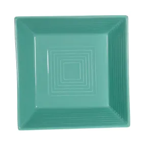 CAC China TG-B6-G Square Bowl Green 15 Oz 6" Case of 24 Pcs