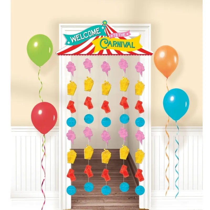 Carnival Games Door Curtain Welcome To The Carnival 1.95m x 99cm