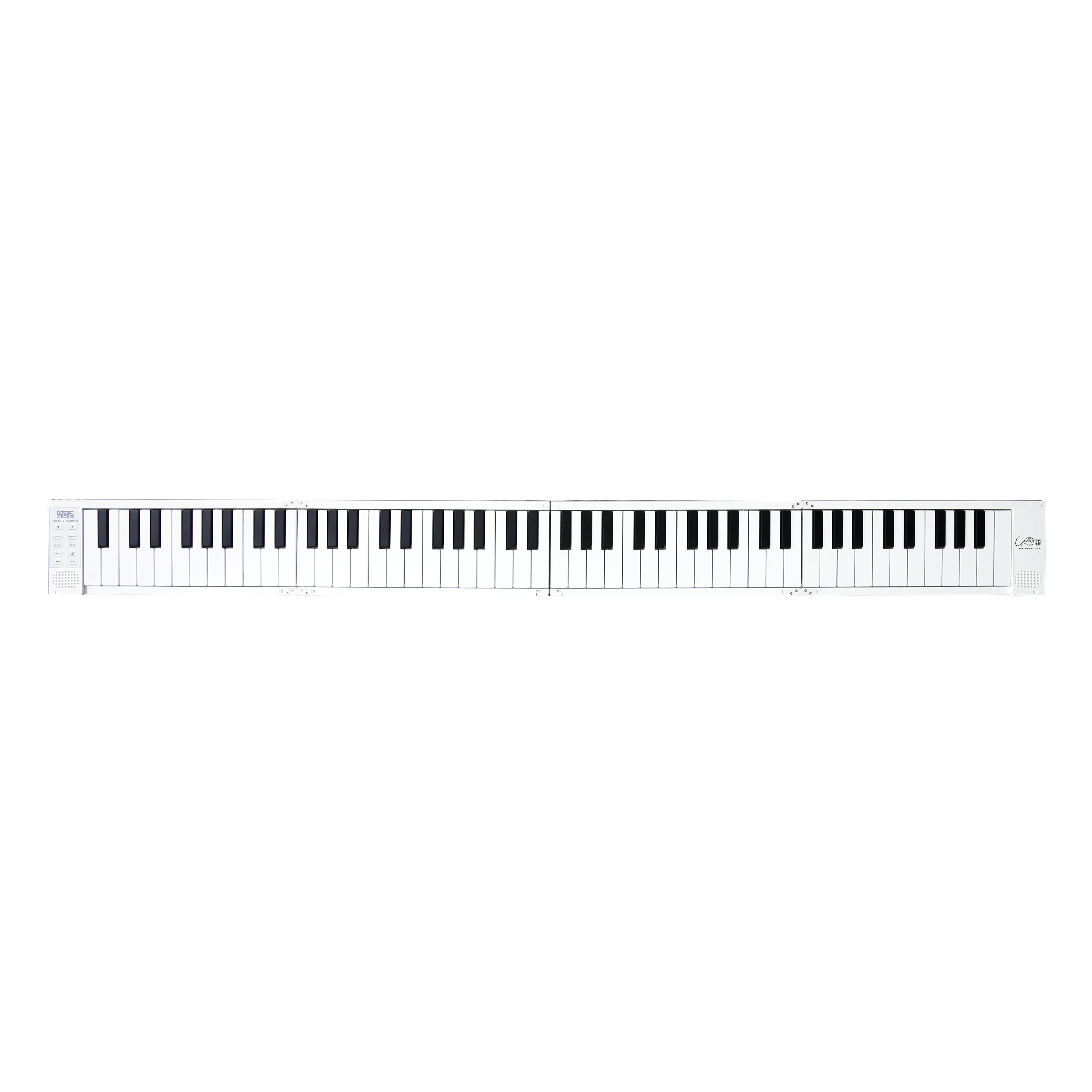Carry-on FOLDPIANO88 88-Key Collapsible Folding Piano Keyboard, White