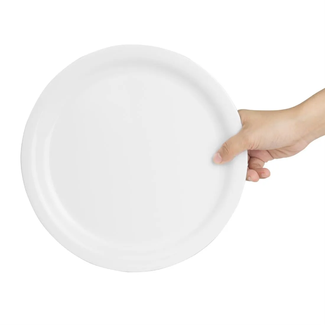 CB672 Kristallon Melamine Narrow Rimmed Plates 267mm (Pack of 12)