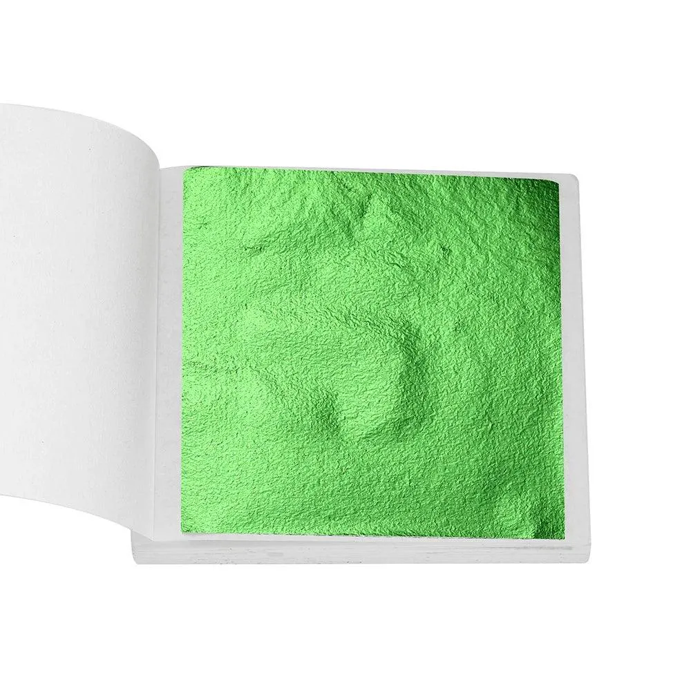 Colorful Leaf Sheets, High-Quality Shiny Foil Paper, Available in 100 or 200 Sheets, Perfect for Epoxy Resin, Phone Cases, Nail Art, and Crafts