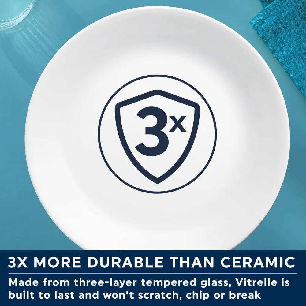 Corelle 12 PCS DINNER SET COBALT CIRCLE