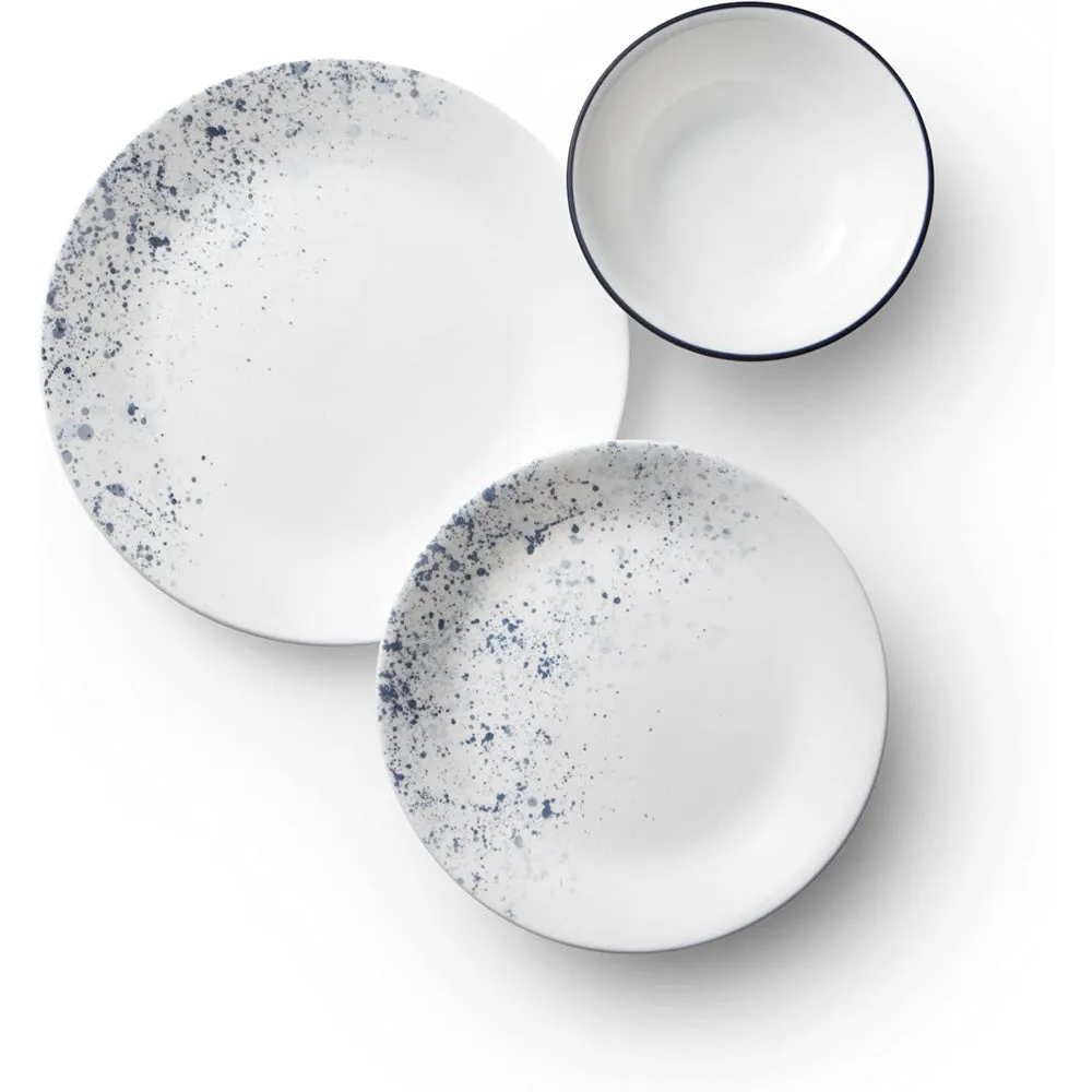 Corelle 18 PCS DINNER SET INDIGO SPECKLE