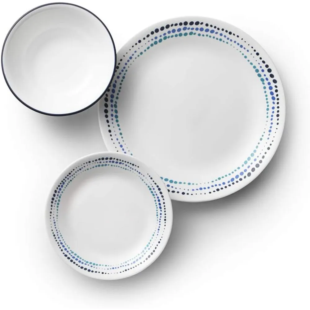 Corelle 18 PCS DINNER SET OCEAN BLUE