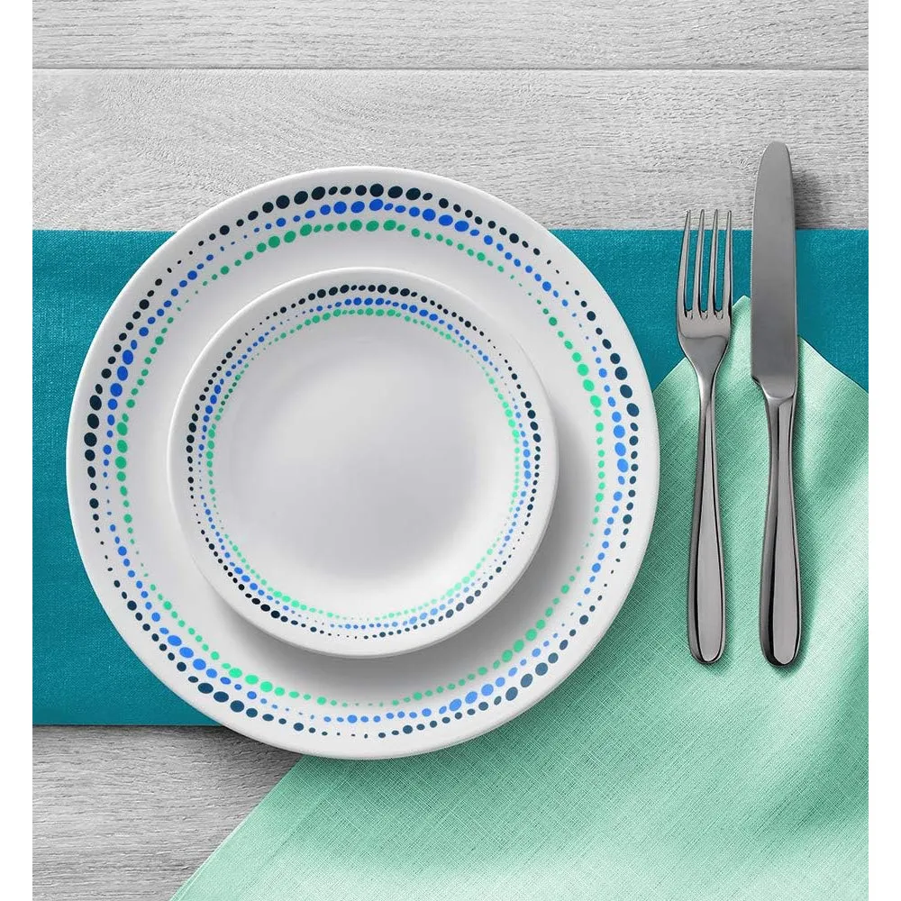 Corelle 18 PCS DINNER SET OCEAN BLUE
