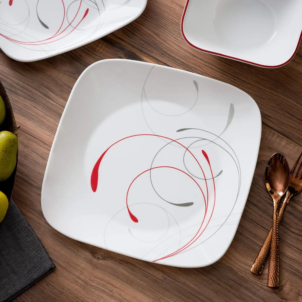 Corelle 18 PCS SQ. DINNER SET SPLENDOR(1134338)1X18 CORELLE