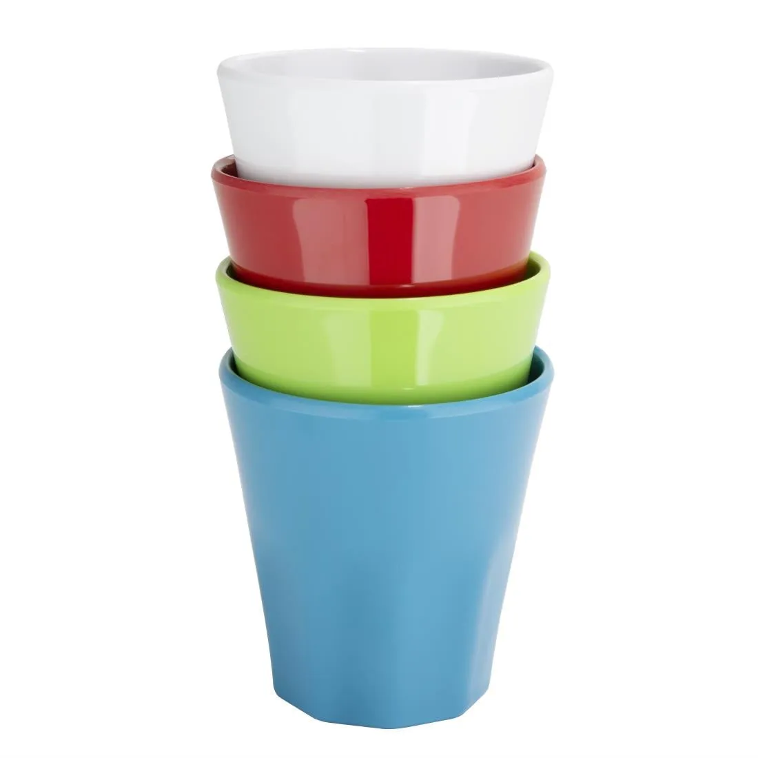 CR346 Kristallon Melamine Plastic Tumbler White 290ml (Pack of 6)