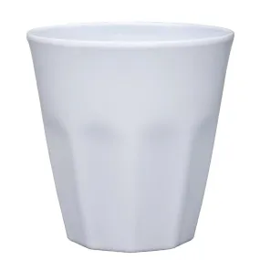CR346 Kristallon Melamine Plastic Tumbler White 290ml (Pack of 6)