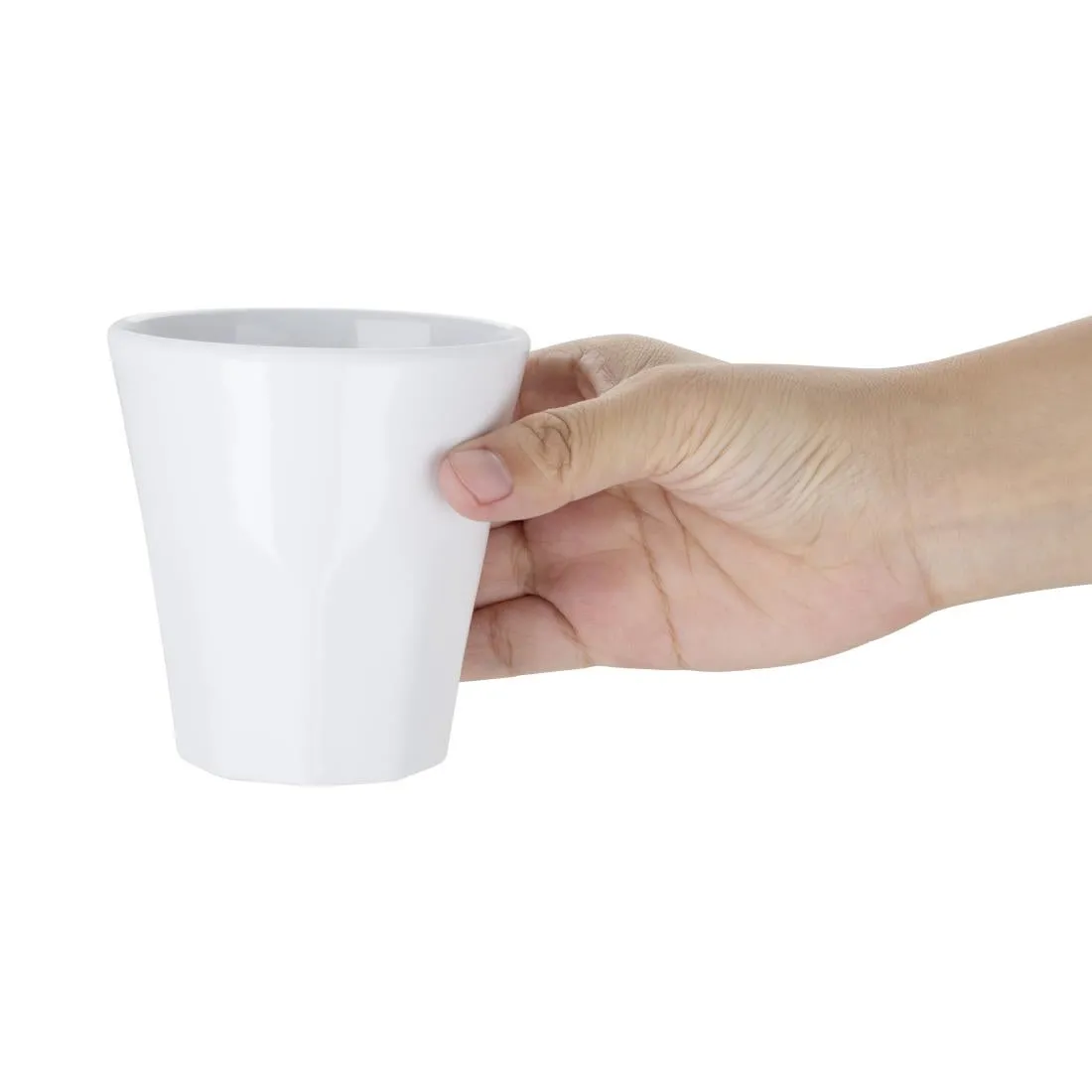 CR346 Kristallon Melamine Plastic Tumbler White 290ml (Pack of 6)