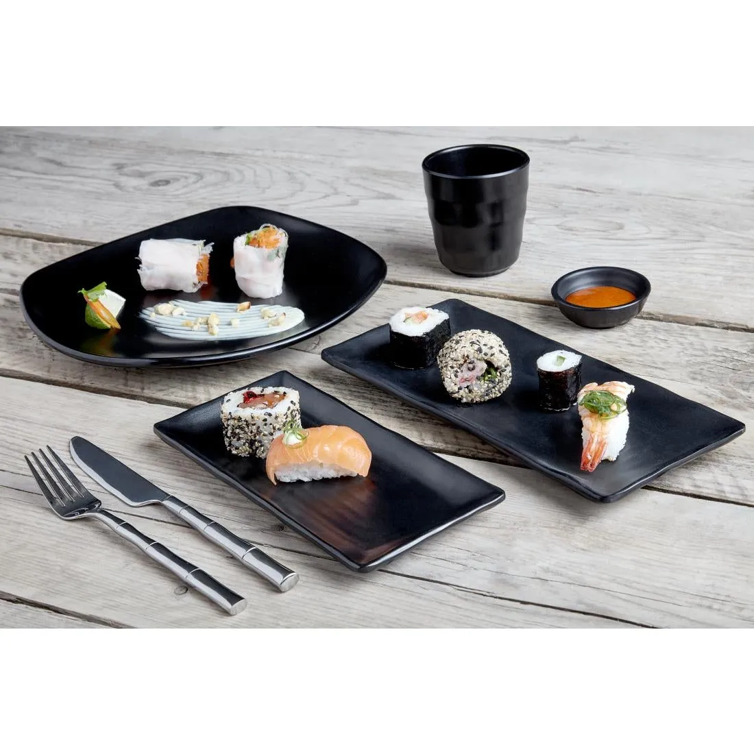 DR517 Kristallon Fusion Melamine Dipping Dishes 68mm (Pack of 12)
