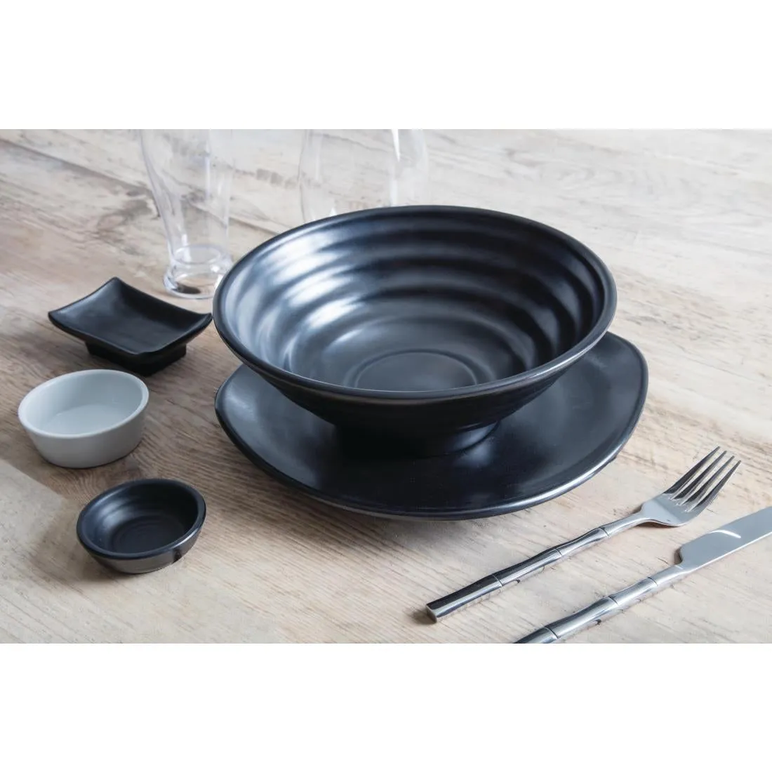 DR517 Kristallon Fusion Melamine Dipping Dishes 68mm (Pack of 12)