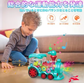 Electric Transparent Gear Train With Light & Sound