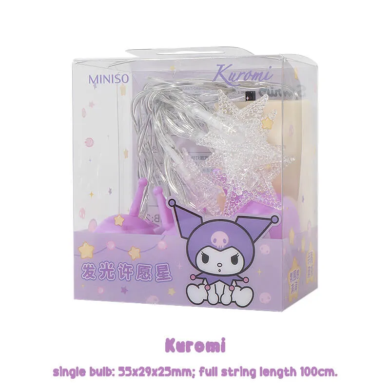 Gentle Starry Series Cinnamoroll Kuromi Wishing Star String Lights