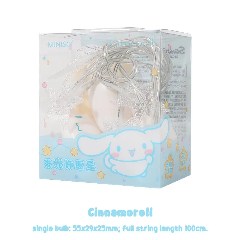 Gentle Starry Series Cinnamoroll Kuromi Wishing Star String Lights