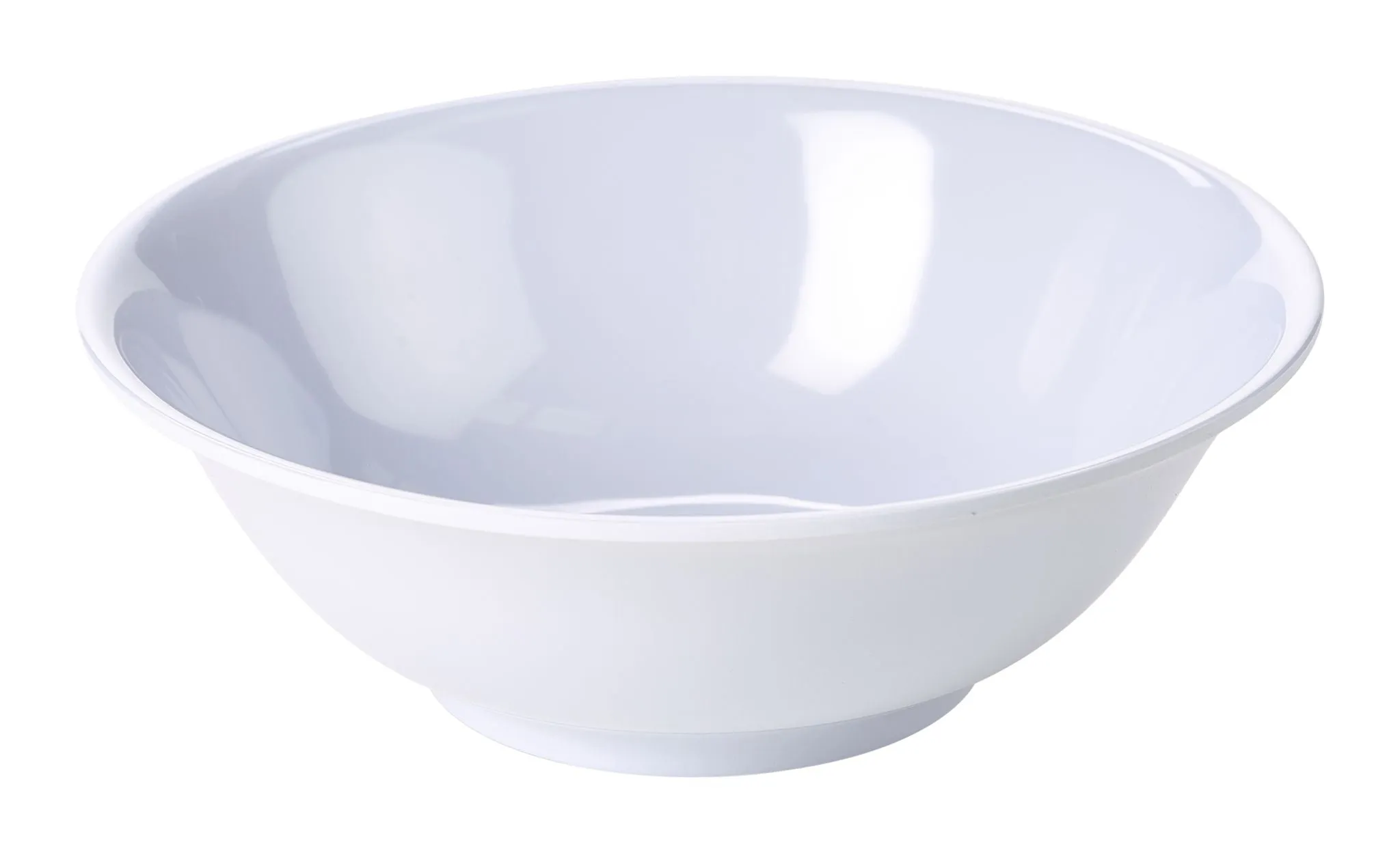 Genware MEL60B 6" Melamine Oatmeal Bowl White - Pack of 12