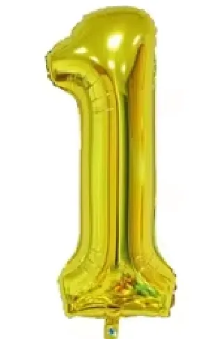 Golden Number Balloon Foil Balloon F07M1-78-1