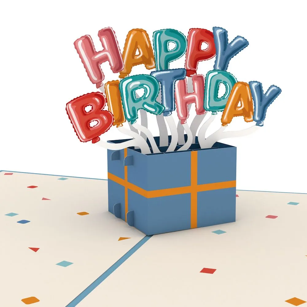 Happy 18th Birthday Burst Pop-Up Card and Sentiment Set