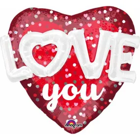 Hearts & Dots Balloon Package - 36" Multi P75