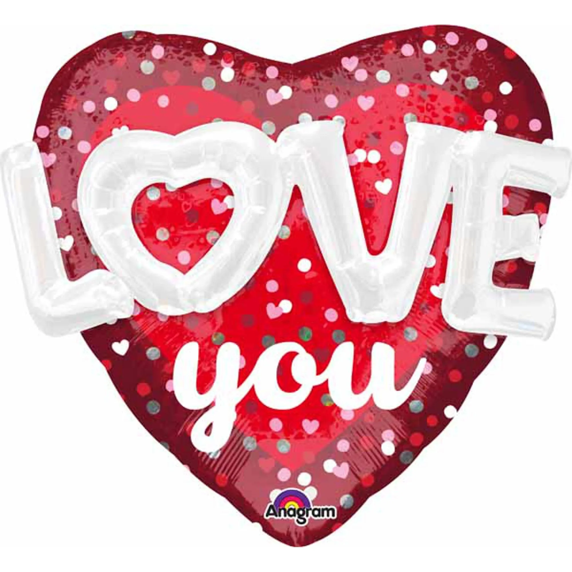Hearts & Dots Balloon Package - 36" Multi P75