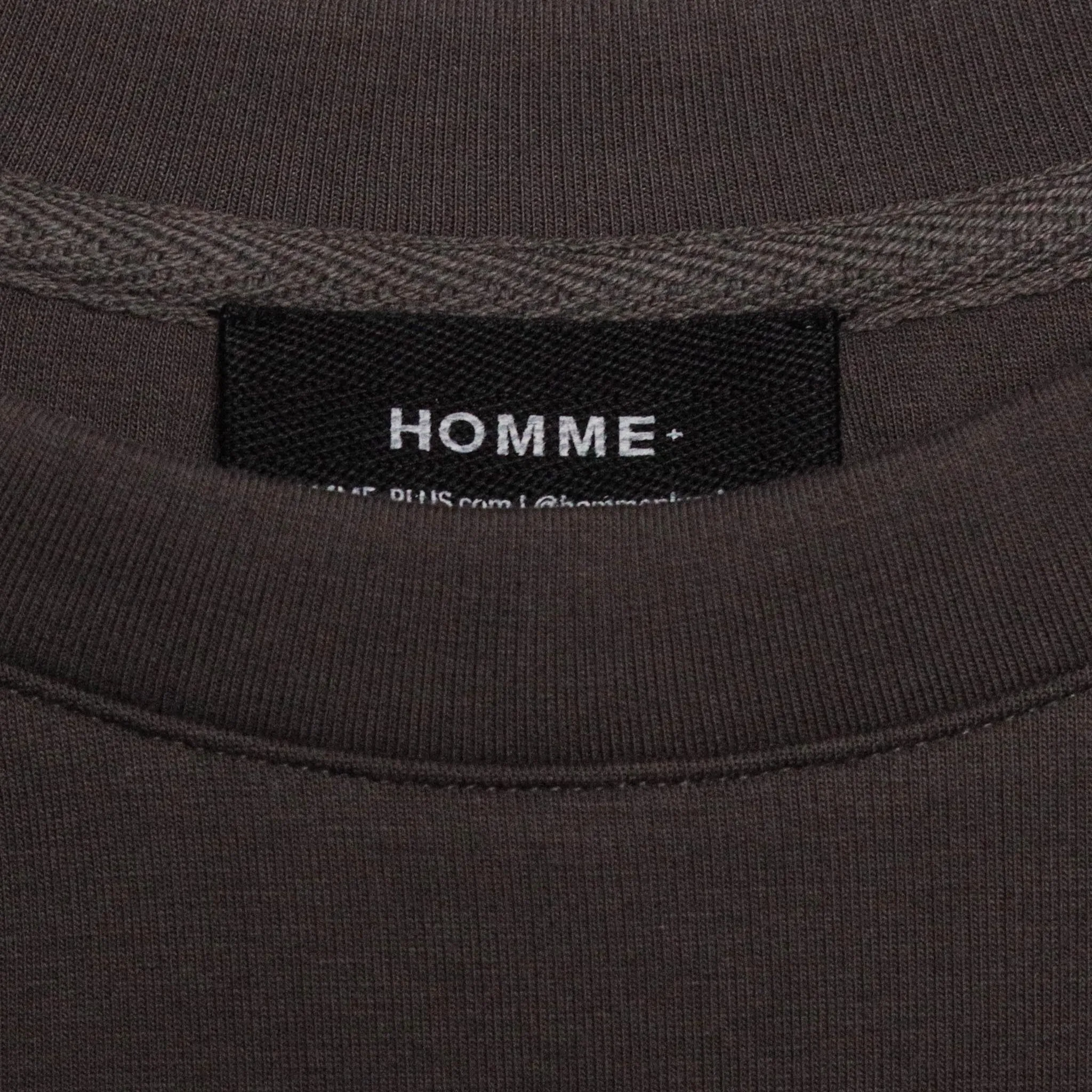 HOMME  90s Matrix Tee Charcoal