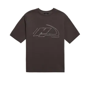 HOMME  90s Matrix Tee Charcoal