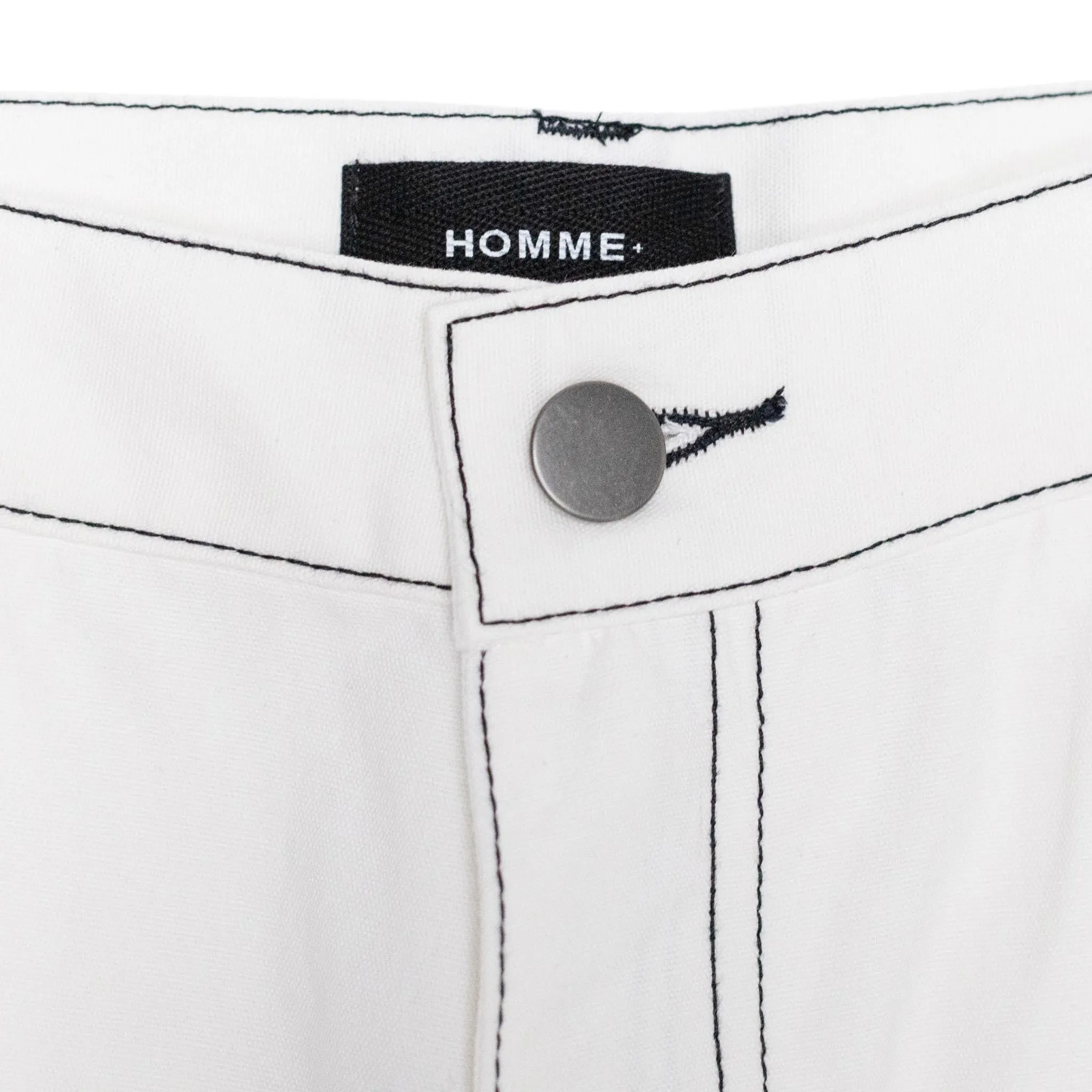 HOMME  Carpenter Pant Off White