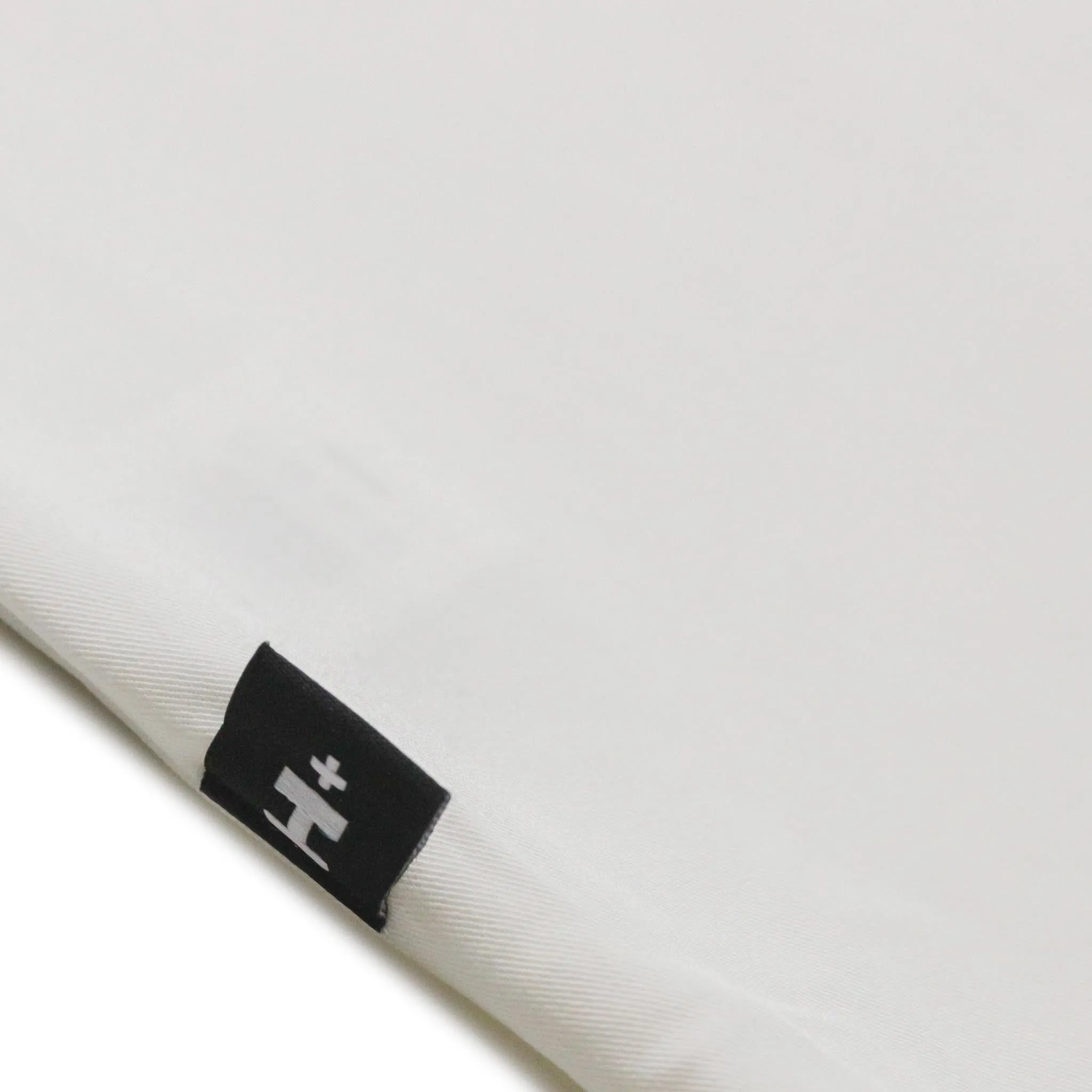 HOMME  Contrast Stitch Short Sleeve Shirt White
