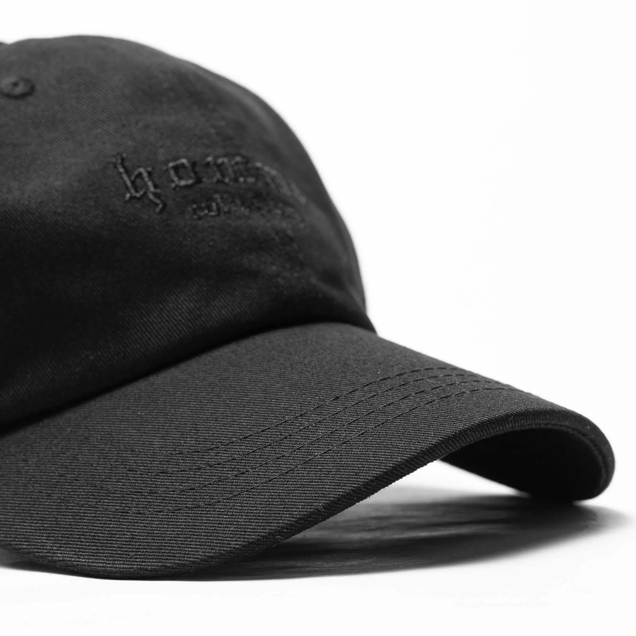 HOMME  Embroidered Cap Black/Black